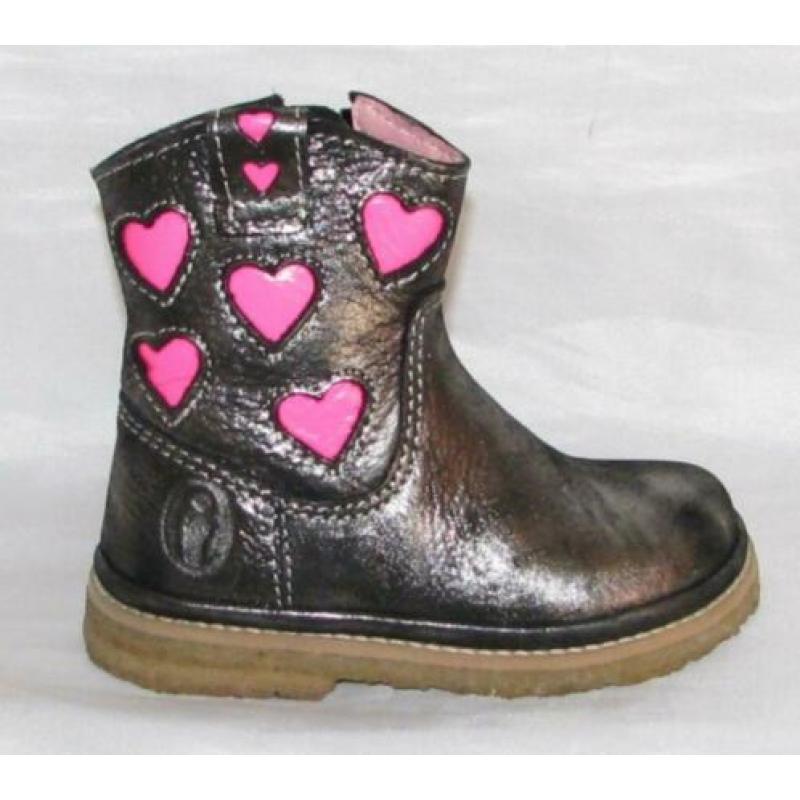 SHOESME maat 19 lerenlaarsje zilver/grijs - gratis verzenden