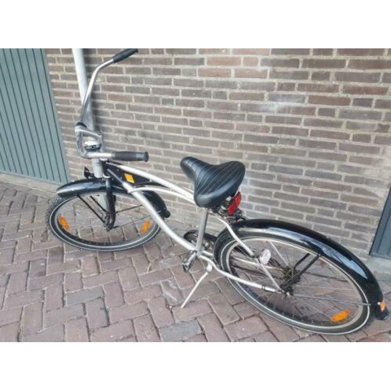 JONGEREfiets Cruiser 26 inq orange met pedalrem