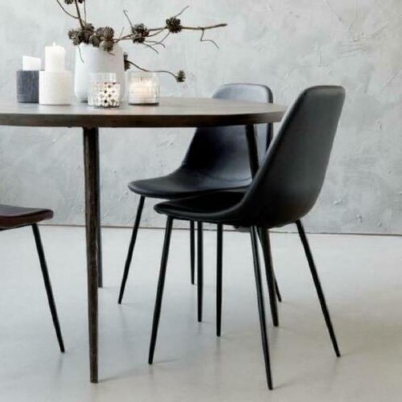 HORECA VINTAGE LEREN KUIPSTOELEN, stoel Charlie Logan 817