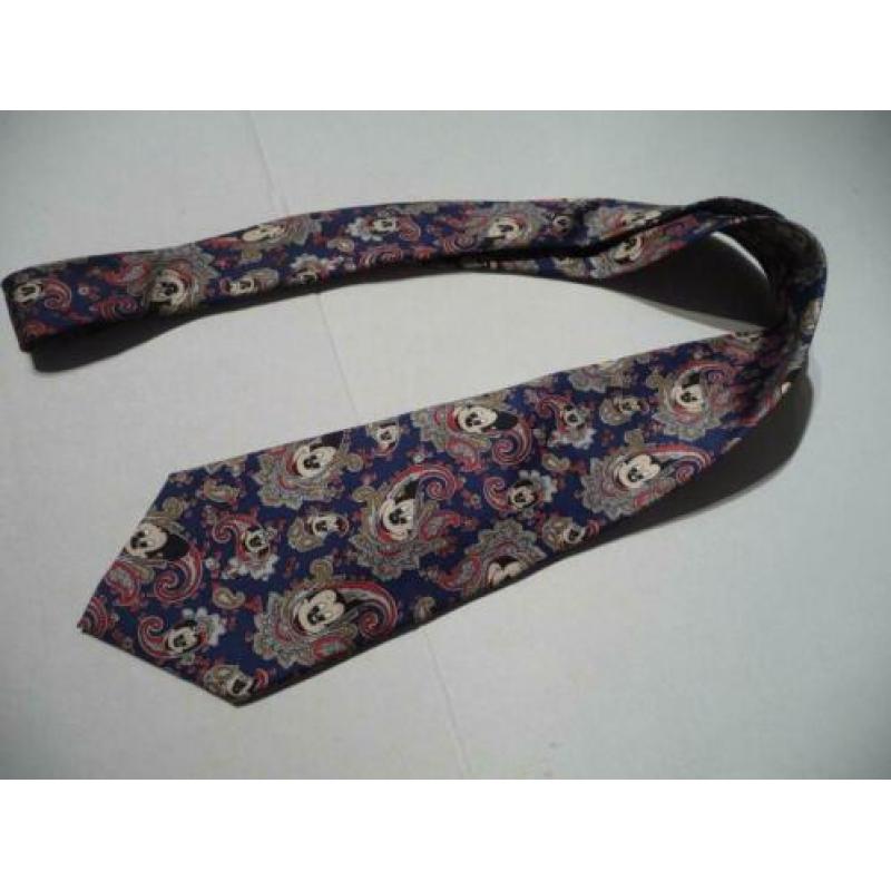 Stropdas Disney met Mickey Mouse 100% zijde silk