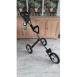 Graphite golfset met 3-wiel trolley rechtshandig R-flex