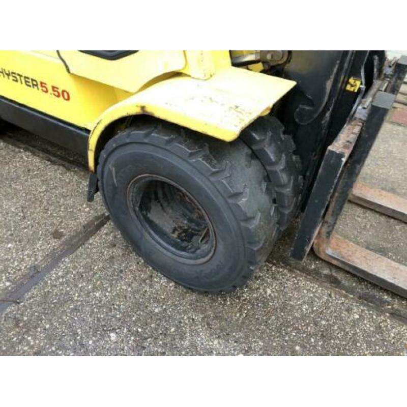Hyster 5.50 LPG Heftruck Duplo 3de en 4de functie (bj 2001)