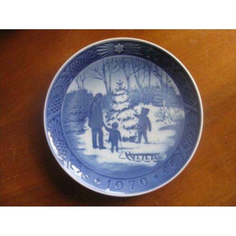Royal Copenhagen kerstbord 1979