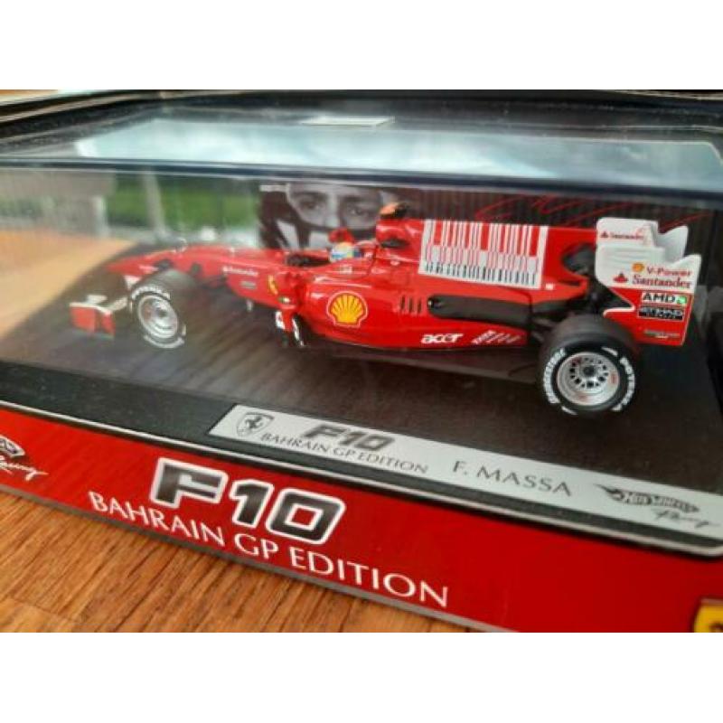1/43 Hot Wheels Ferrari F10 #7 F. Massa GP Bahrein 2010