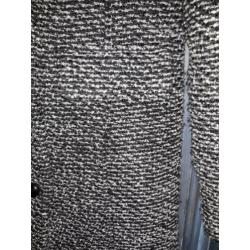 King Louie mantel zwart beige melee maat S/M