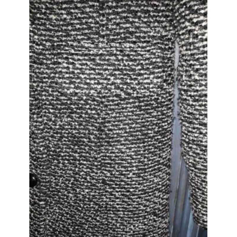 King Louie mantel zwart beige melee maat S/M