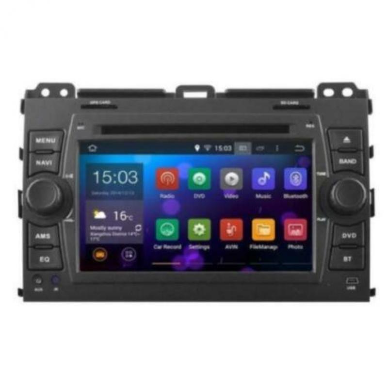 navigatie toyota landcruiser i20 dvd carkit android 8 usb