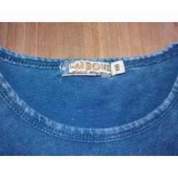 CARBONE shirtje maat 116 jeanslook