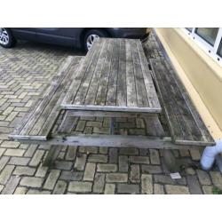 Houten tafel