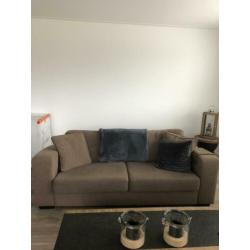 Leuk beige bankstel