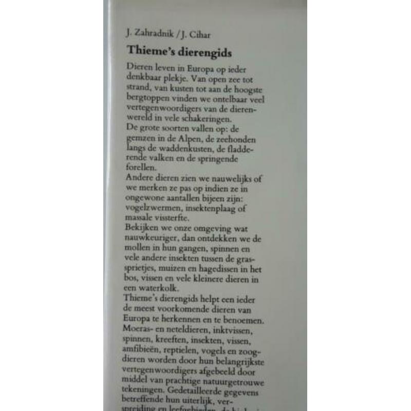 Zahradnik: Thieme's Dierengids.