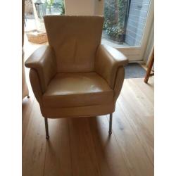 2 leren fauteuils