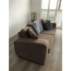 Leuk beige bankstel