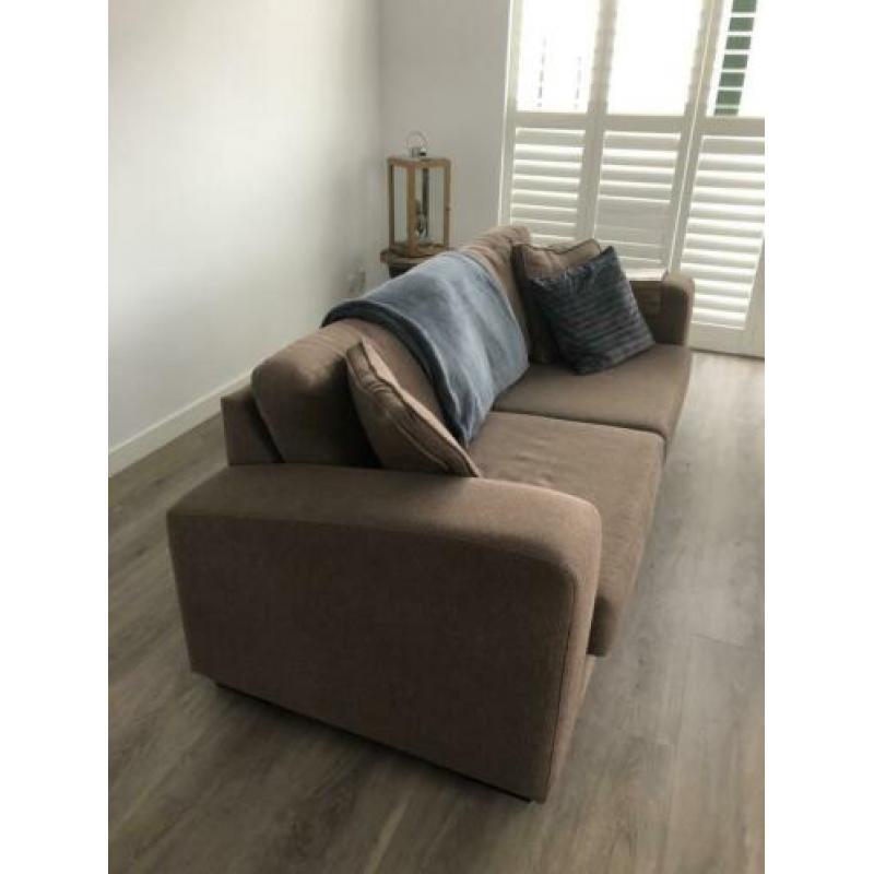 Leuk beige bankstel
