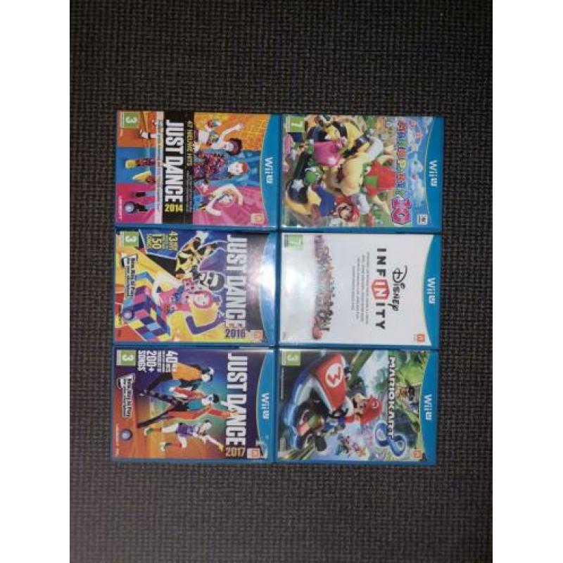 wii u met 7 spellen en infinity-set