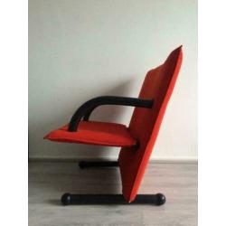 Vintage T-Line fauteuil Burkhard Vogtherr voor Artflex 80s