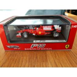 1/43 Hot Wheels Ferrari F10 #7 F. Massa GP Bahrein 2010