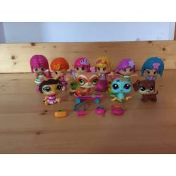 6 Pinypon & 4 Littlest Pet shop + accessoires