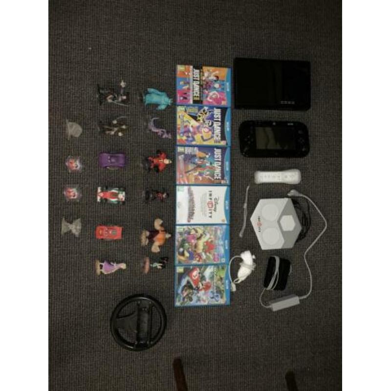 wii u met 7 spellen en infinity-set