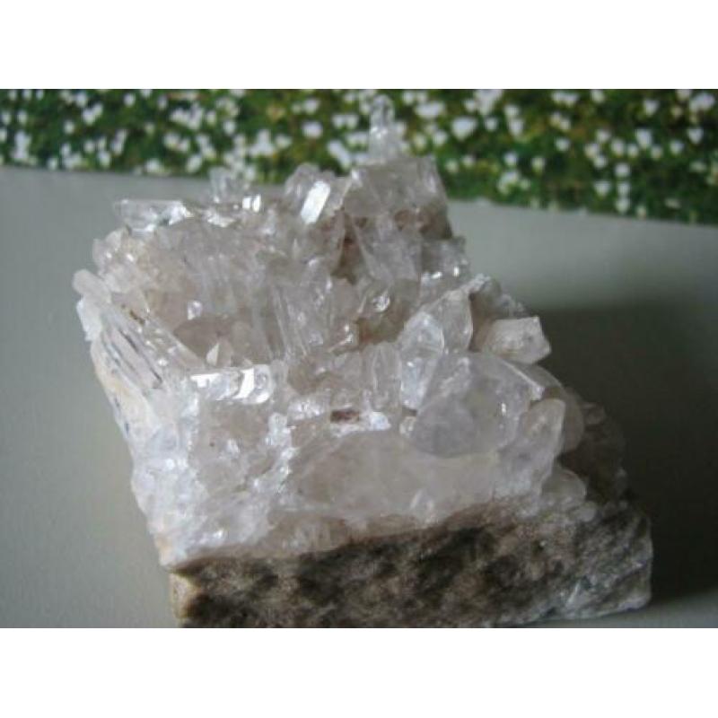 Heldere Bergkristal Cluster uit Zwitserland.243