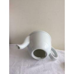 Porceleinen Theepot met r.v.s.Mantel