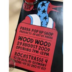 Parra poster pop up Berlin 2009 dubbelzijdig zeldzaam