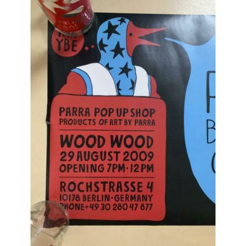 Parra poster pop up Berlin 2009 dubbelzijdig zeldzaam