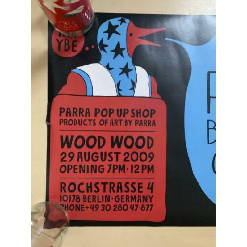 Parra poster pop up Berlin 2009 dubbelzijdig zeldzaam
