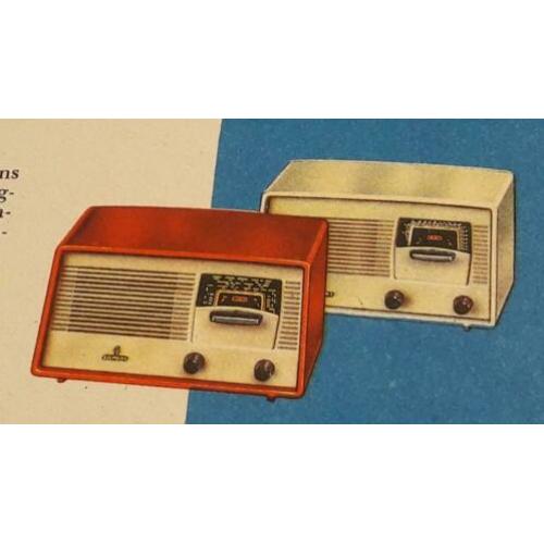 Siemens radio, reclamefolder jaren '50