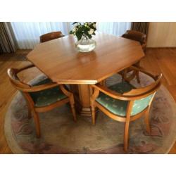6 eiken stoelen
