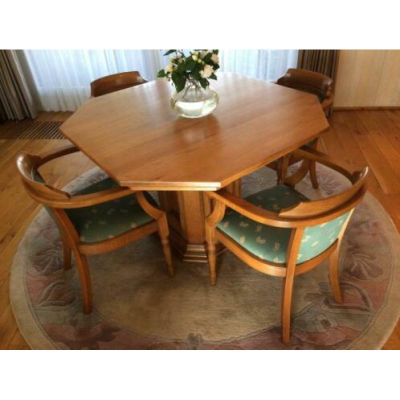 6 eiken stoelen