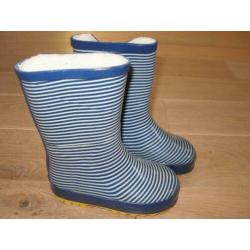 Gestreepte regenlaarzen, maat 23