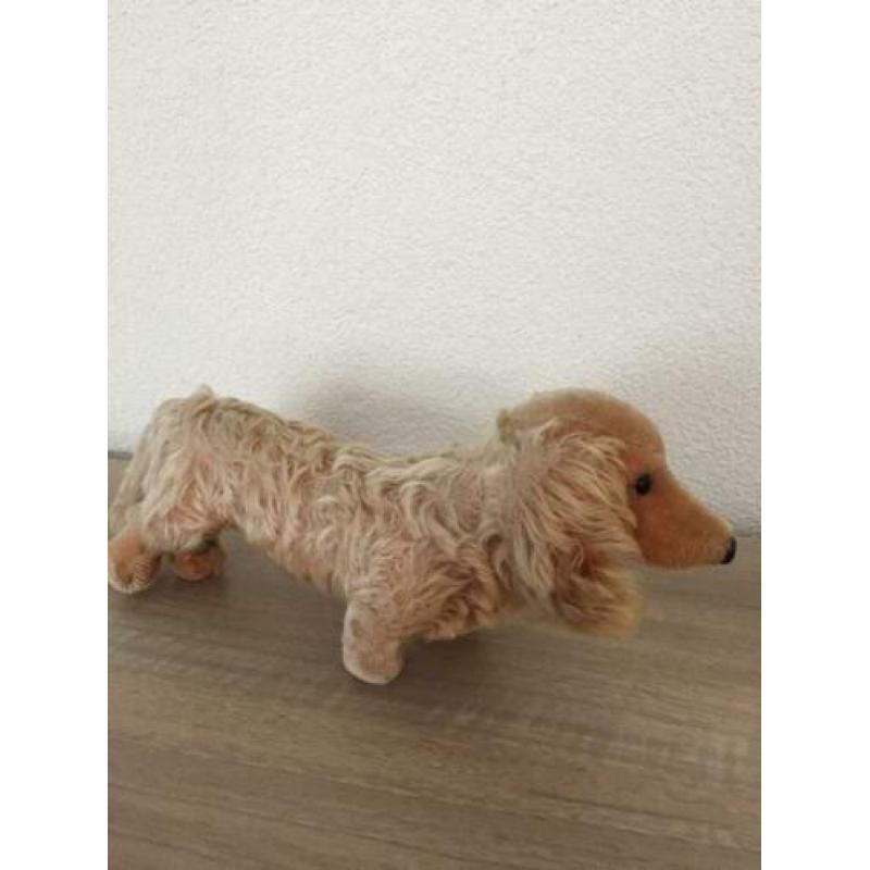 Steiff hond met knop 30 cm