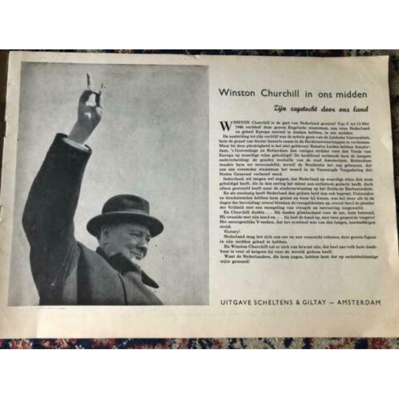 Winston Churchill in ons midden. Zijn zegetocht door ons lan