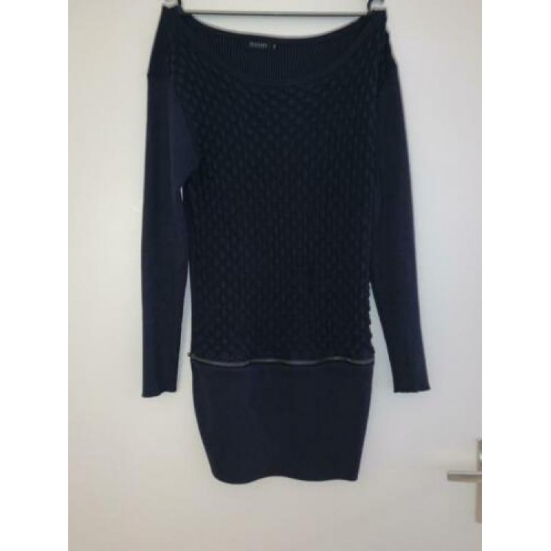 Donkerblauw jurkje xl