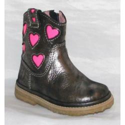 SHOESME maat 19 lerenlaarsje zilver/grijs - gratis verzenden