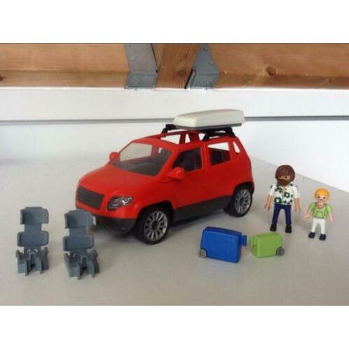 Gezinswagen / auto met dakkoffer van playmobil nr. 5436