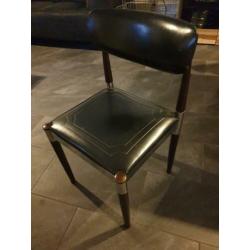 4 Vintage eetkamer stoelen.