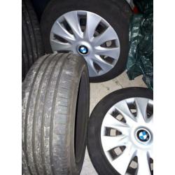 Topbanden BMW 1 serie complete set 16 inch continental!