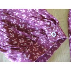 Z.g.a.n. cassiskleur Massimo Dutti blousje, maat 42