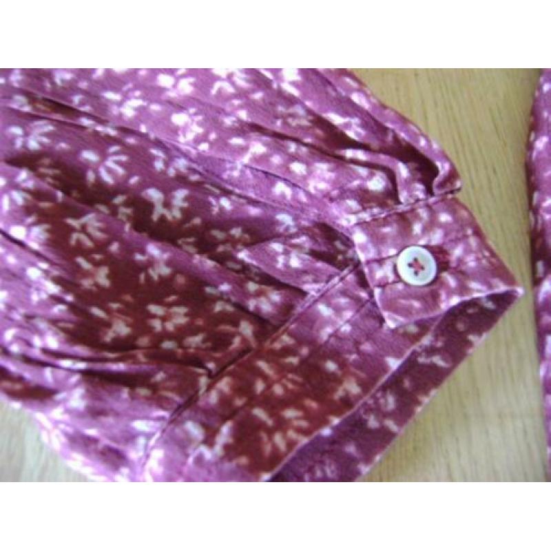 Z.g.a.n. cassiskleur Massimo Dutti blousje, maat 42