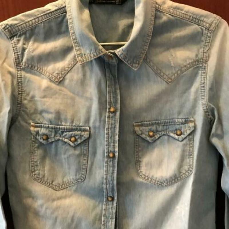 Zara jeans overhemd mt s