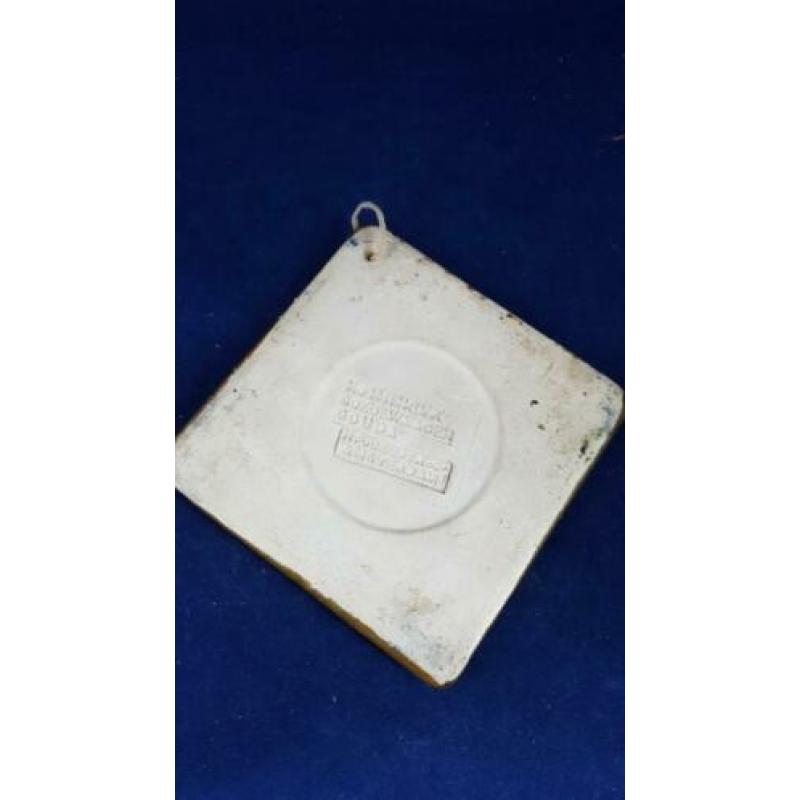 Wandtegel Regeringsjubileum Wilhemina 1938, Goedewaagen. 6C9