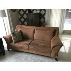 Bank suede Roestbruin