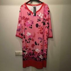 Jurk Betty Barclay NIEUW maat 46-48 viscose stretch roze