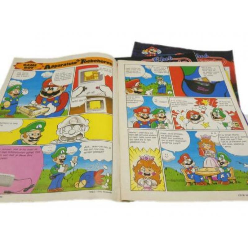 5 Club Nintendo Magazines - Zelda Double Dragon - Mario