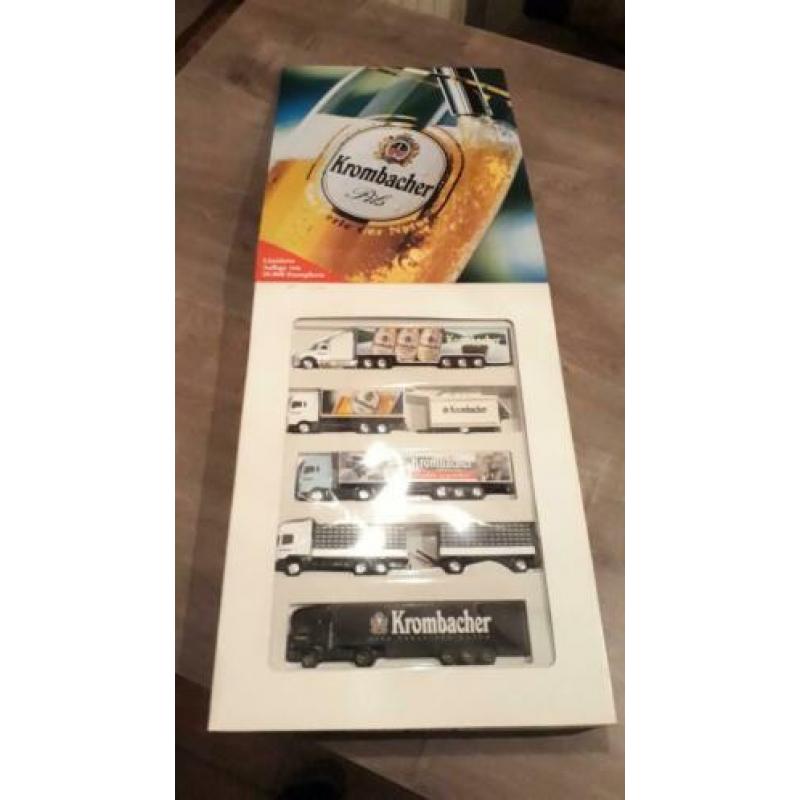 Krombacher verzamelbox beperkte uitgave 1:87 Trucks