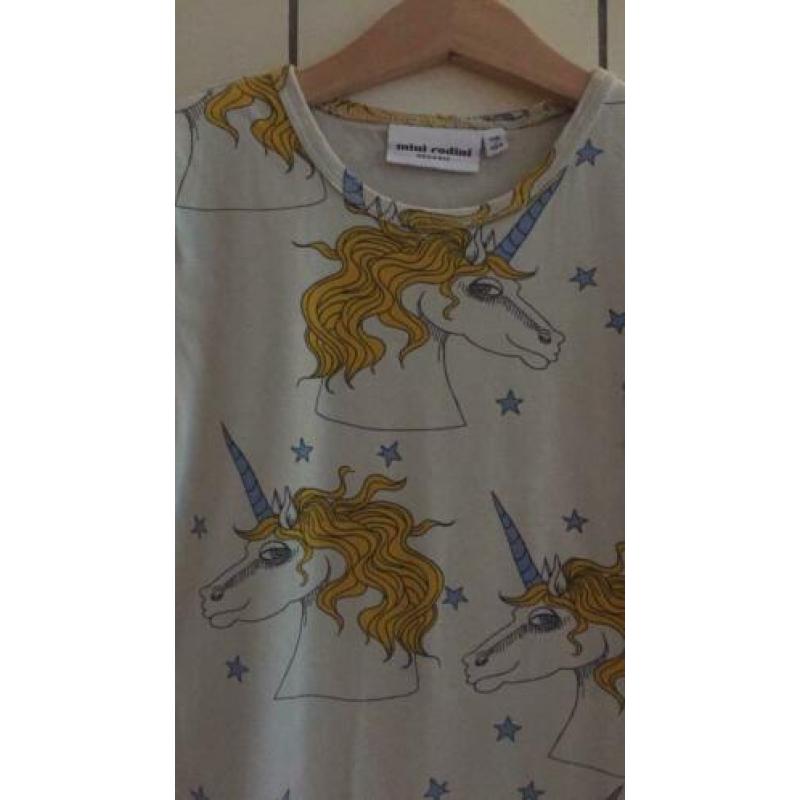 Mini rodini eenhoorn shirt 116-122