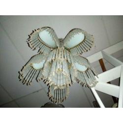 Diverse kroonluchters lampen echt glas echt koper antiek!