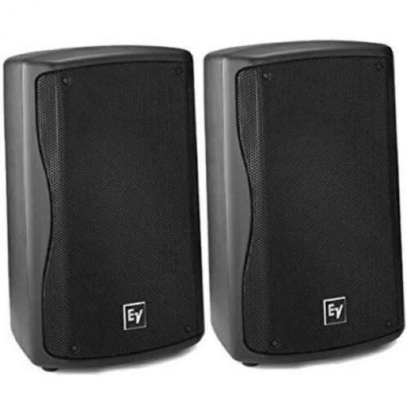 EV electro voice geluidsset + crown versterker incl accessoi